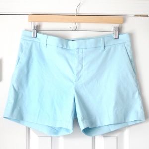 Banana Republic turquoise blue chino flat shorts